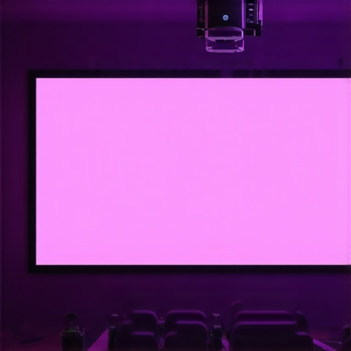 Future-Proof Home Cinema Tech Advanced laser projector with AI features in a modern home theater