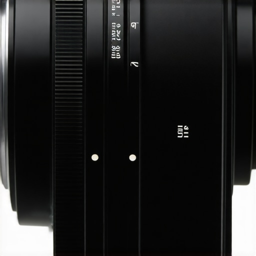 Close-up of cine lenses showing focus rings and aperture blades, cinematic shot