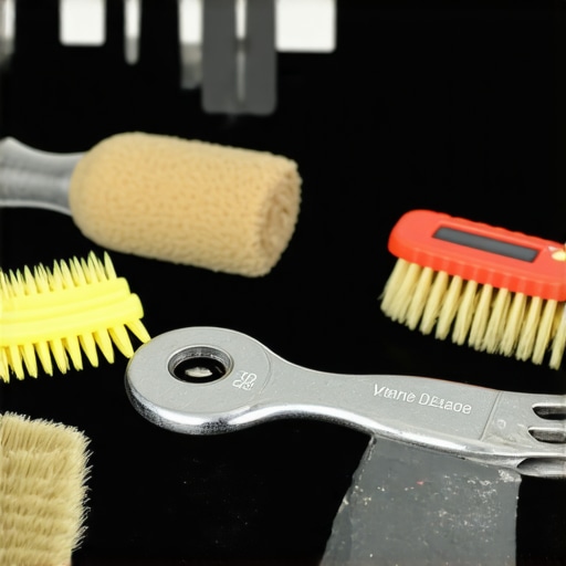 Tools and software used for maintaining high-end filmmaking equipment in a studio environment.