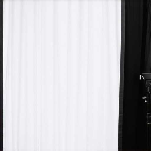 A homemade softbox with diffusion fabric diffusing LED light in a home studio environment.
