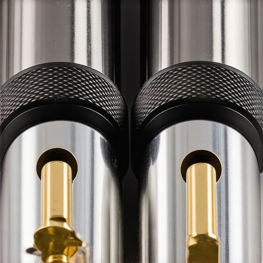 Close-up of professional-grade XLR audio cable connectors showing shielding and gold-plated pins