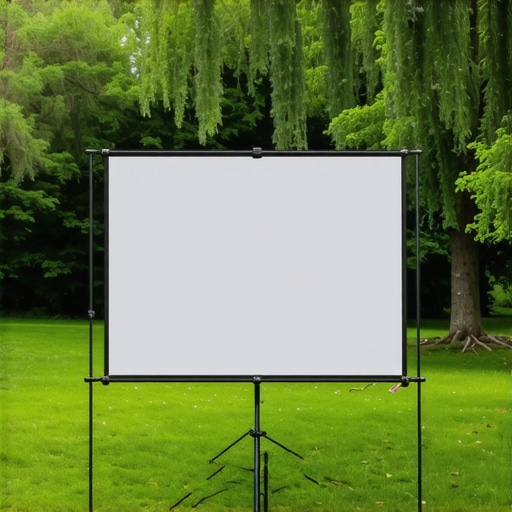 How to Secure Your Projection Screen from Outdoor Wind Gusts