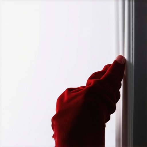 Close-up of a professionally stretched matte white projection fabric showing smooth, even surface
