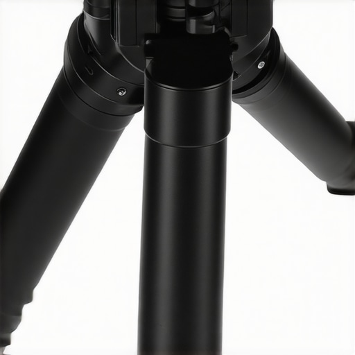 Secure Tripod Plate with Locking System Close-up of a lockable tripod support plate with screws