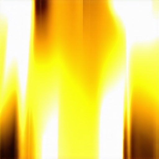 Close-up of tungsten light with diffusion creating fire-like glow